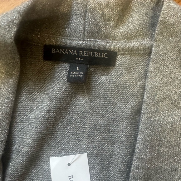 Banana Republic Sparkling Silver Sweater - Picture 6 of 7